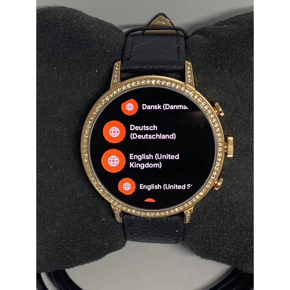 Fossil Gen 4 Authentic Digital Dial Smart Watch Custom Band FTW6015 AB522